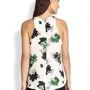 A.L.C. Women's White Anise Silk Floralprint Top